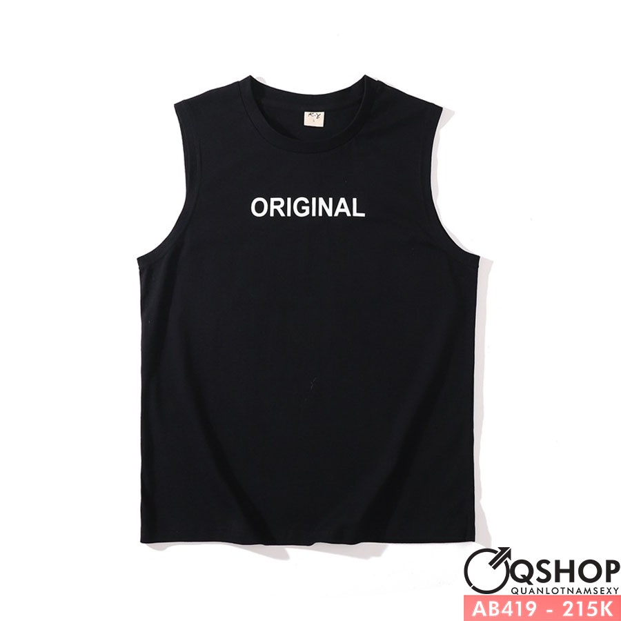 Áo thun ba lỗ nam mẫu mới QHSOP AB419