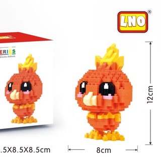 Mini Block -  Đồ chơi xếp lego - Torchic (pokemon) size M