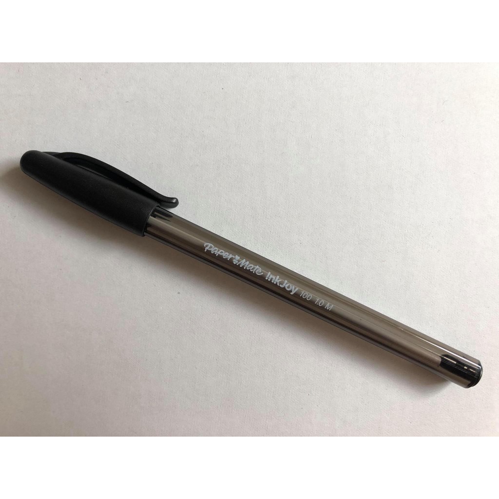 COMBO 4 CÂY BÚT BI PAPER MATE INKJOY 100ST PEN TAPPING MÀU ĐEN