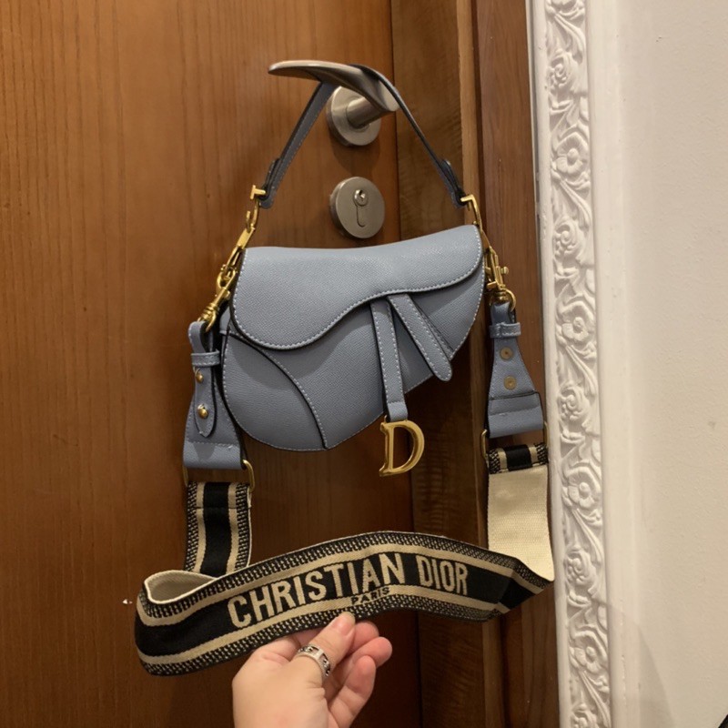 Túi xách đeo chéo DIO.R SADDLe yên ng.ưa mini 19cm mẫu mới SPSL đủ màu