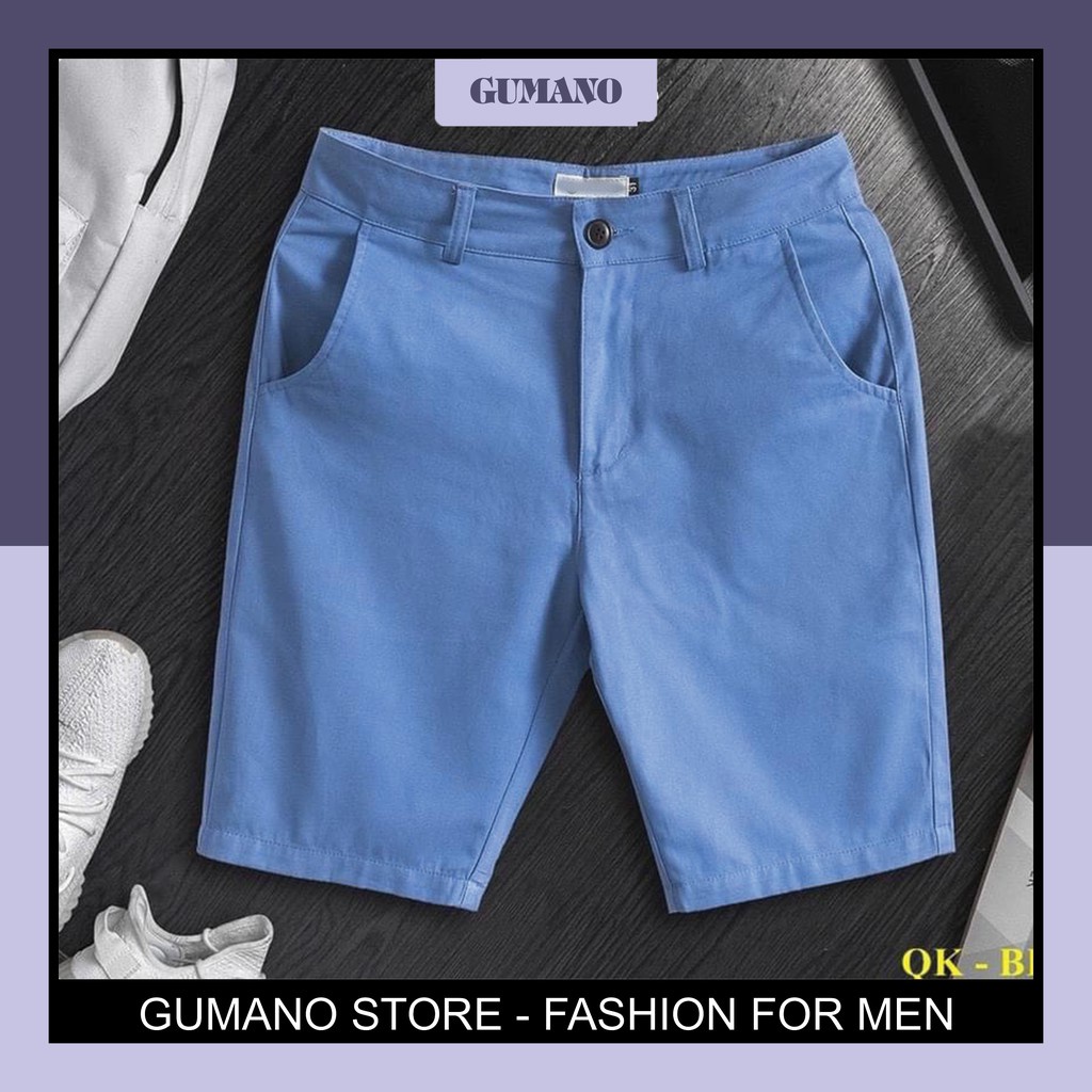۞✕Quần Ngố Nam Short Kaki GUMANO Mềm Mịn 6 Màu Trẻ Trung Phong Cách Hàn Quốc
