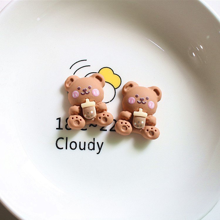 Nút Gắn Jibbitz, Sticker, Charm Trang Trí Giày Dép Hình Gấu, Thỏ Đáng Yêu, Xinh Xắn - HQ37