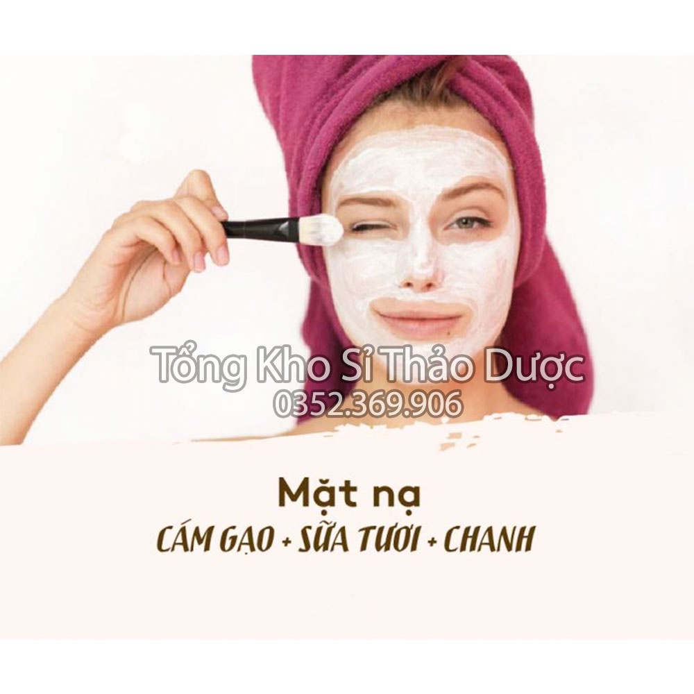 Bột cám gạo nghiền mịn nguyên chất 1kg (Mask dưỡng trắng, tẩy tế bào chết tự nhiên)