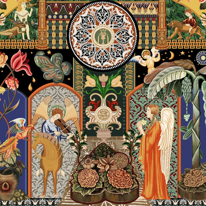 MHA Túi đeo vai thiết kế nguyên bản Túi xách minh họa dành cho nữ