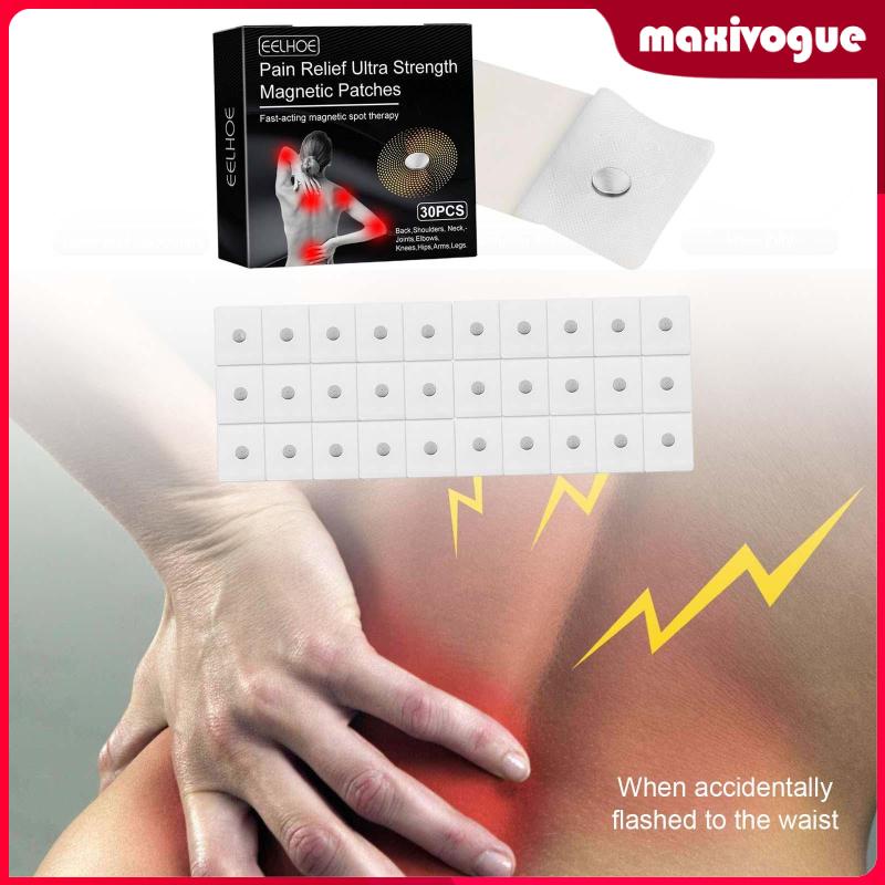 Set 30 Miếng Dán Từ Tính Bấm Huyệt Cho Chân Đầu Gối / Tay