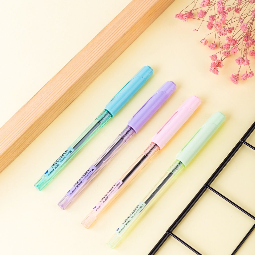 Bút bi Deli ngòi 0.7mm vỏ nhiều màu sắc