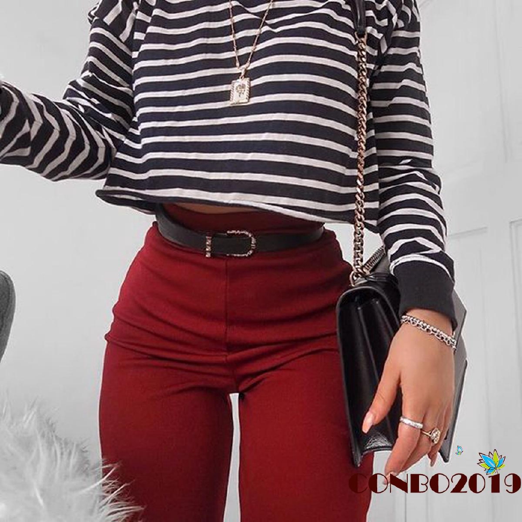 Áo Croptop Tay Dài Thiết Kế Đơn Giản Cho Phái Nữ