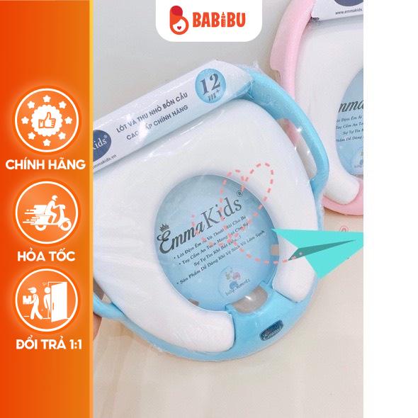 Bệ Thu Nhỏ Bồn Cầu EmmaKids Chính Hãng, Bệ Toilet, Lót Bồn Cầu Cho Bé Babibu - TNBC