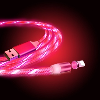 Cáp sạc Micro USB Type C có đèn LED cho Samsung Xiaomi iPhone