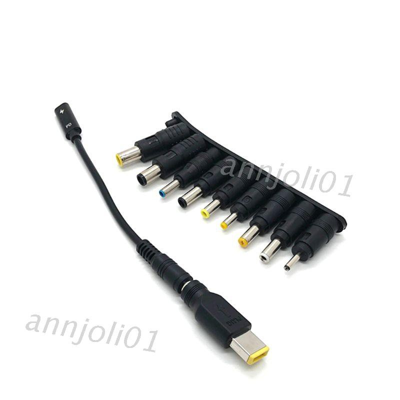 1 Set Dây Cáp Chuyển Đổi Nguồn Điện Type-C Female Sang Dc 5.5x4.0mm