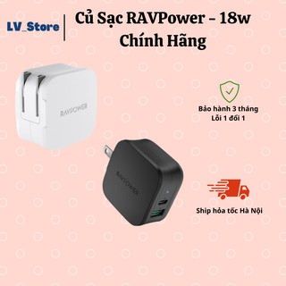 Củ sạc nhanh ravpower 18w rp-pc113 - sạc nhanh mọi dòng máy