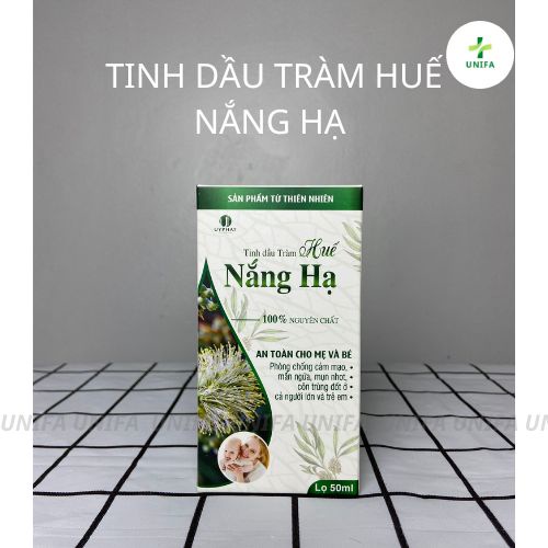 Tinh dầu, tinh dầu tràm Huế Nắng Hạ - Dầu tràm cho bé giúp phòng chống cảm, xua đuổi côn trùng, pha nước tắm cho bé