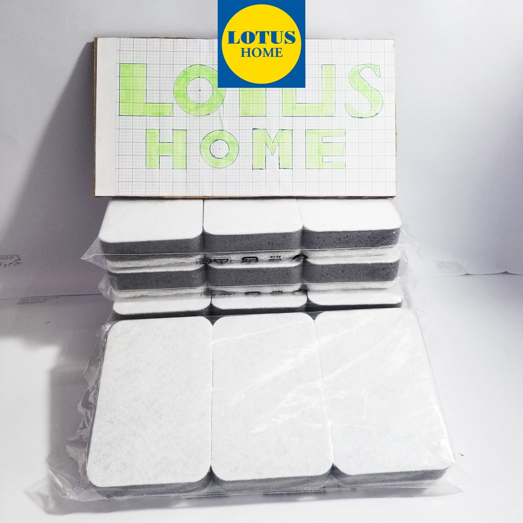 IKEA Bộ 3 miếng bọt biển cọ rửa bát chén đa năng IKEA Svampig