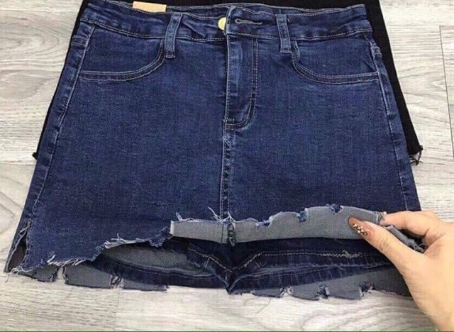 Chân Váy Jean Tua Hàng Cao CấpCó Quần Trong | BigBuy360 - bigbuy360.vn