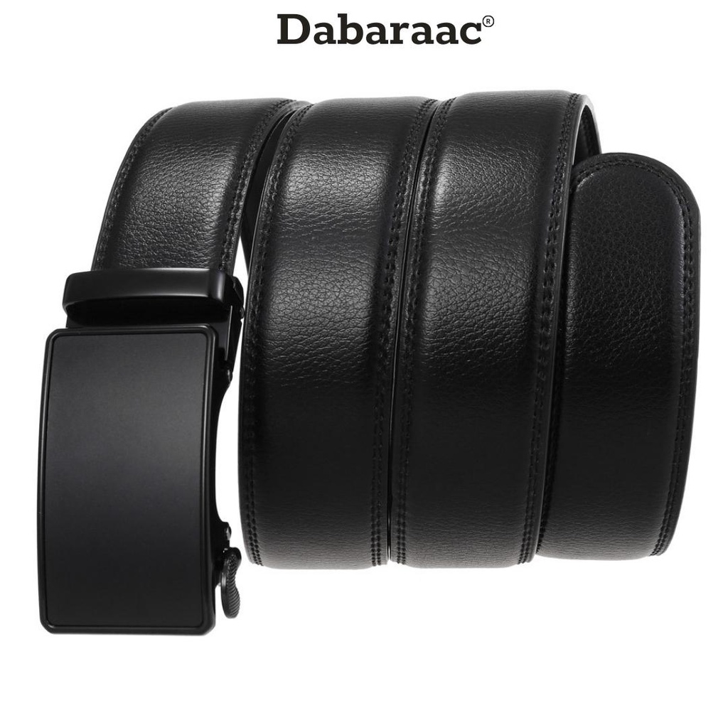 Thắt lưng nam da cao cấp khóa kim loại tự động kiểu dáng Basic sang trọng TL49