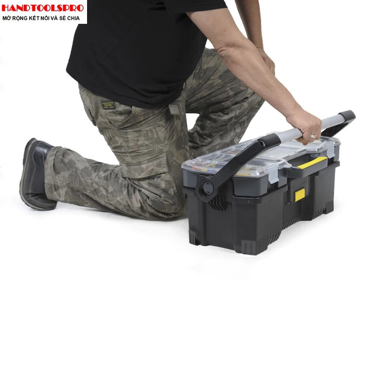 Thùng đồ nghề có khay đựng phụ kiện 67 x 32,3 x 25,1 cm Stanley 1-97-514