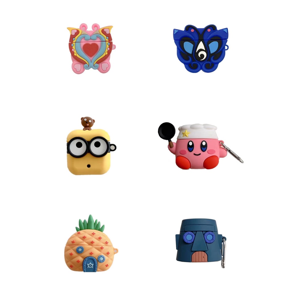 Vỏ Bảo Vệ Hộp Sạc Tai Nghe bluetooth Không Dây Lenovo LP5 Bằng Silicon Mềm Họa Tiết Hoạt Hình 3D Đáng Yêu