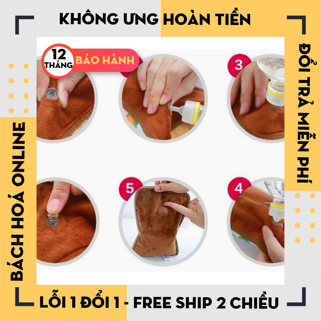 [Hàng Loại 1]  TÚI SƯỞI - TÚI CHƯỜM TAY CỰC ẤM HÌNH THÚ BÔNG NGỘ NGHĨNH