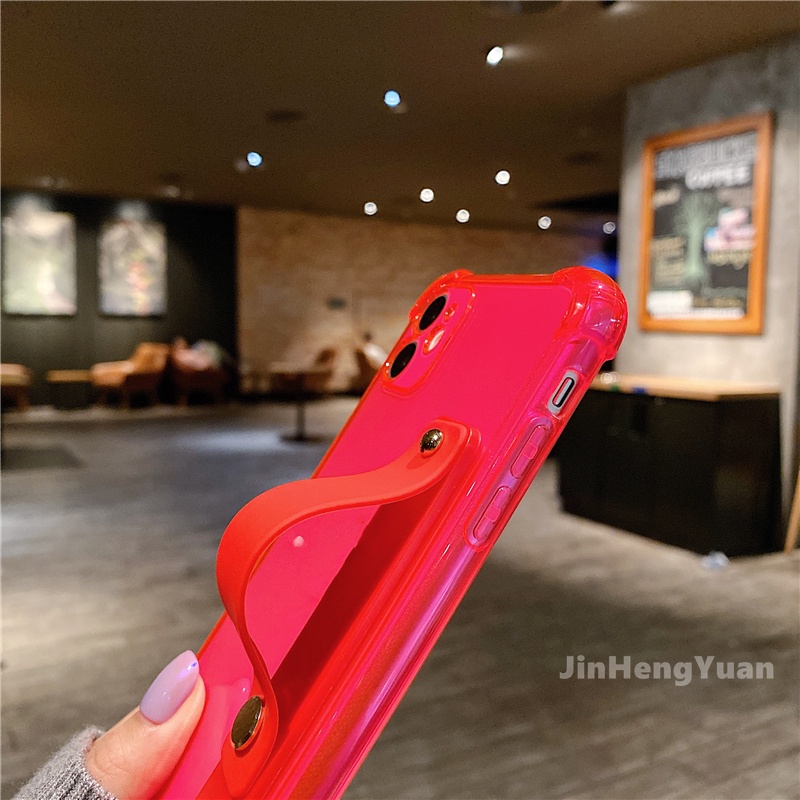 Ốp điện thoại silicon mềm huỳnh quang chống rơi bảo vệ điện thoại cho iphone 12 12mini Pro max 11 11 PRO 11 PROMAX