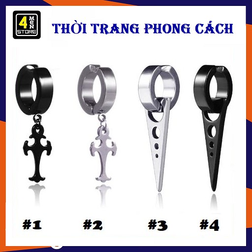 Khuyên Tai Không Xỏ Lỗ Thời Trang Cá Tính - Bông Tai Phong Cách Hàn Quốc