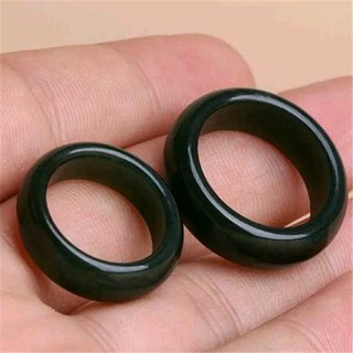 Nhẫn Đính Đá Sapphire Đen Hình Cờ Lê Cho Cặp Đôi