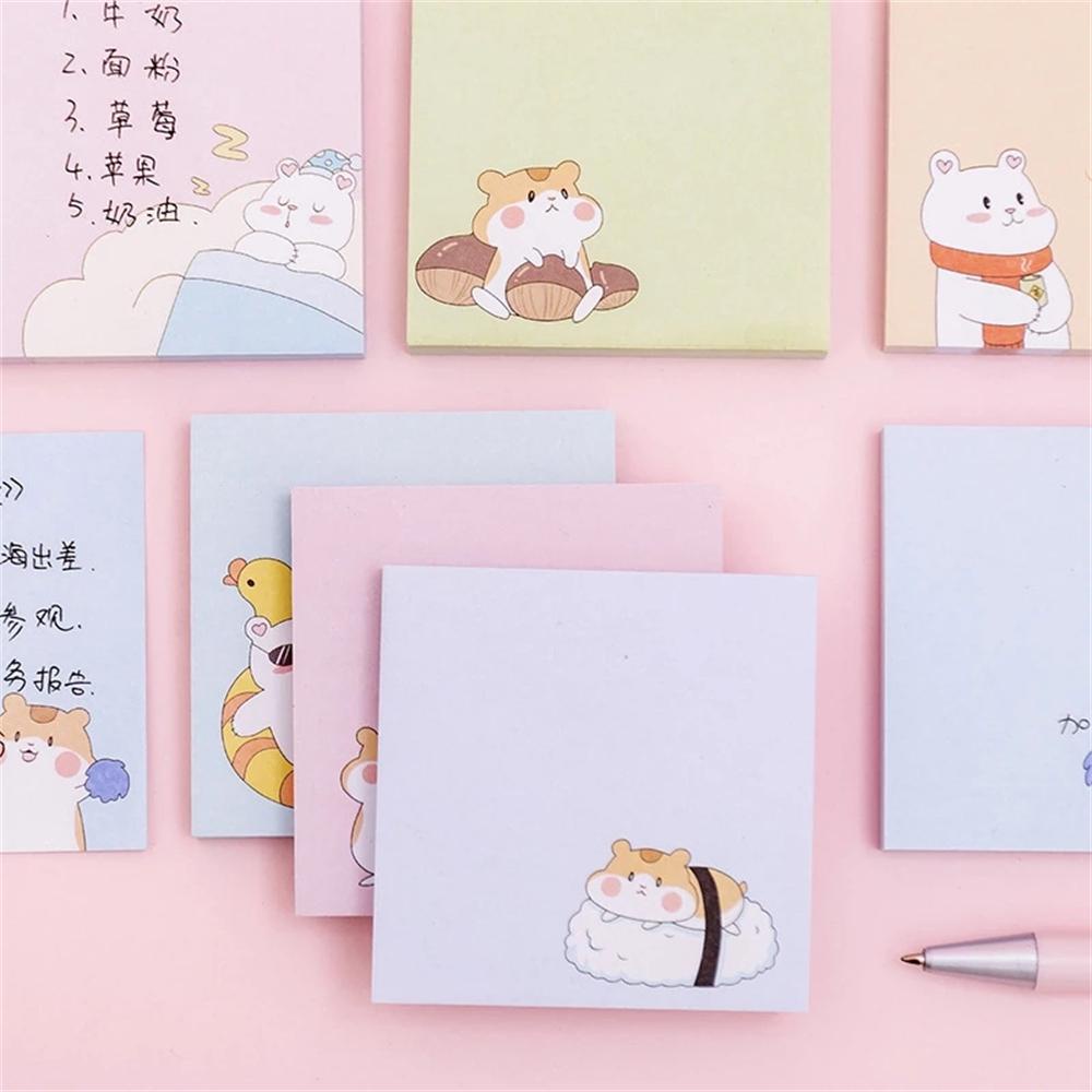 PEWANY Giấy Dán Ghi Chú Họa Tiết Gấu Dễ Thương Tiện Dụng Cho Văn Phòng / Trường Học