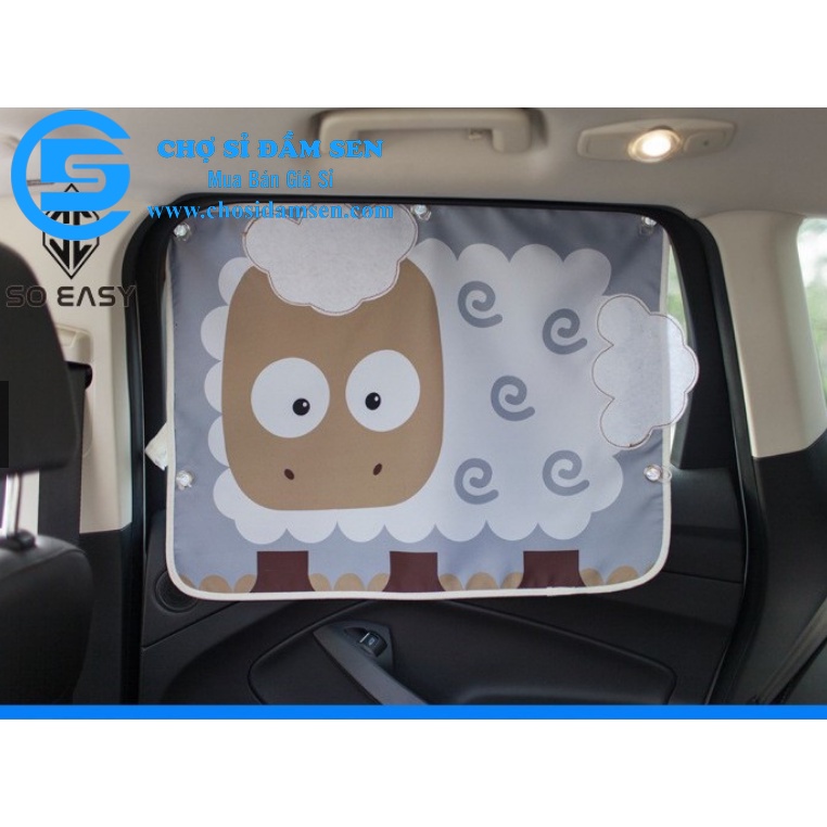 Tấm,màn, rèm che nắng cửa sổ 3 lớp, hình hoạt hình dễ thương CUTE cho xe hơi, xe ô tô (Giao ngẫu nhiên) G334-RemCNoto
