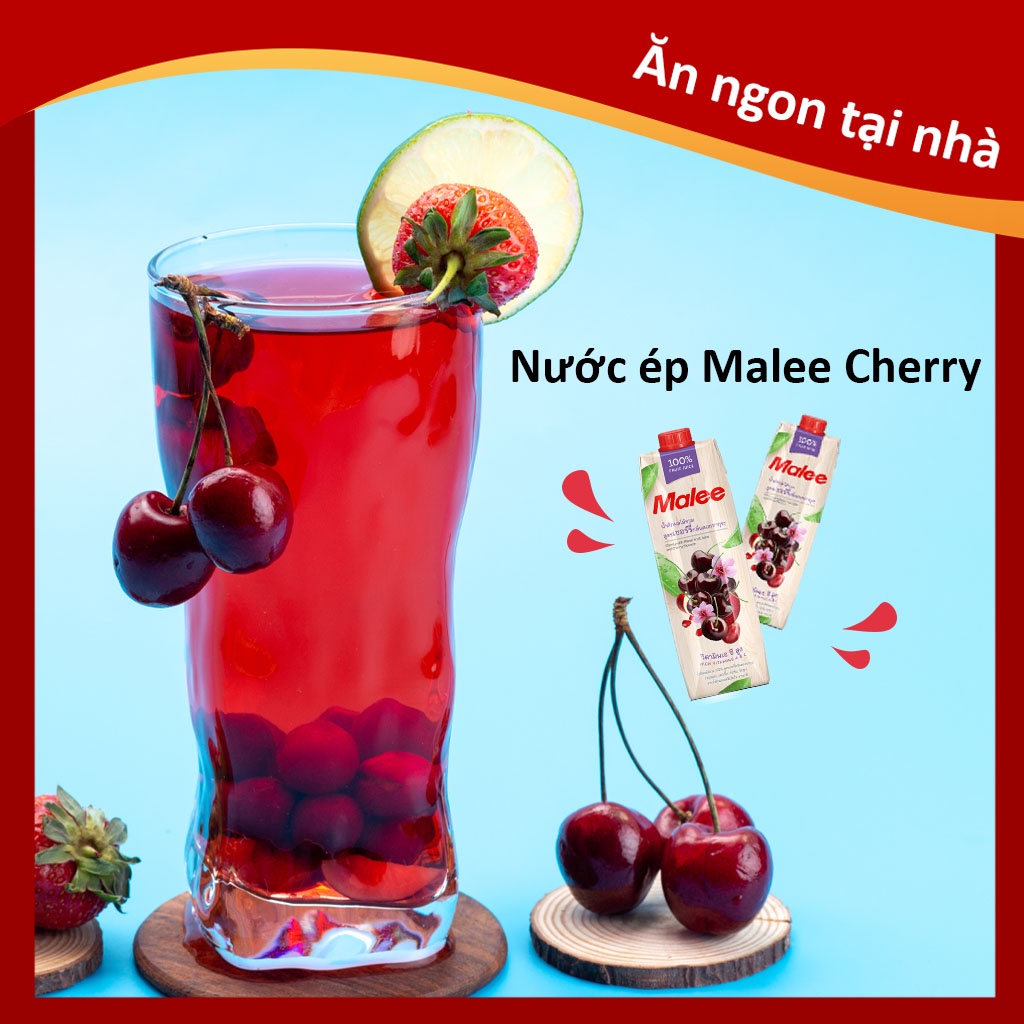 Nước Ép Cherry Và Hỗn Hợp Rau Quả Malee 1 L