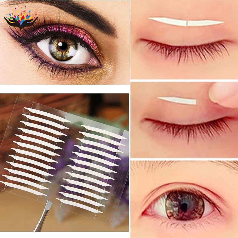 [Hàng mới về] Set miếng dán mắt trong suốt 3d thiết kế hai mặt