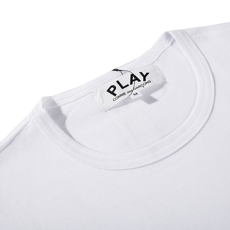 Hàng Bán Chạy Áo Thun Cotton Tay Ngắn Thêu Hình Trái Tim Đỏ Cổ Điển Cho Nam Nữ