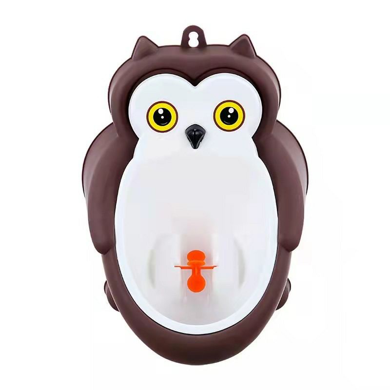 Bô Tiểu Đứng Bé Trai Hình Con Cú Có Dây Thoát Nước