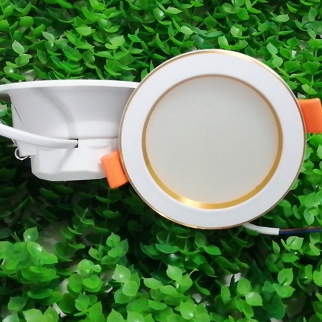 Đèn Âm Trần 5W Liền Thể Nhap khau  ,Đèn Downlight Phi 65mm viền vàng, 3 chế độ ánh sáng/ast/asv | BigBuy360 - bigbuy360.vn