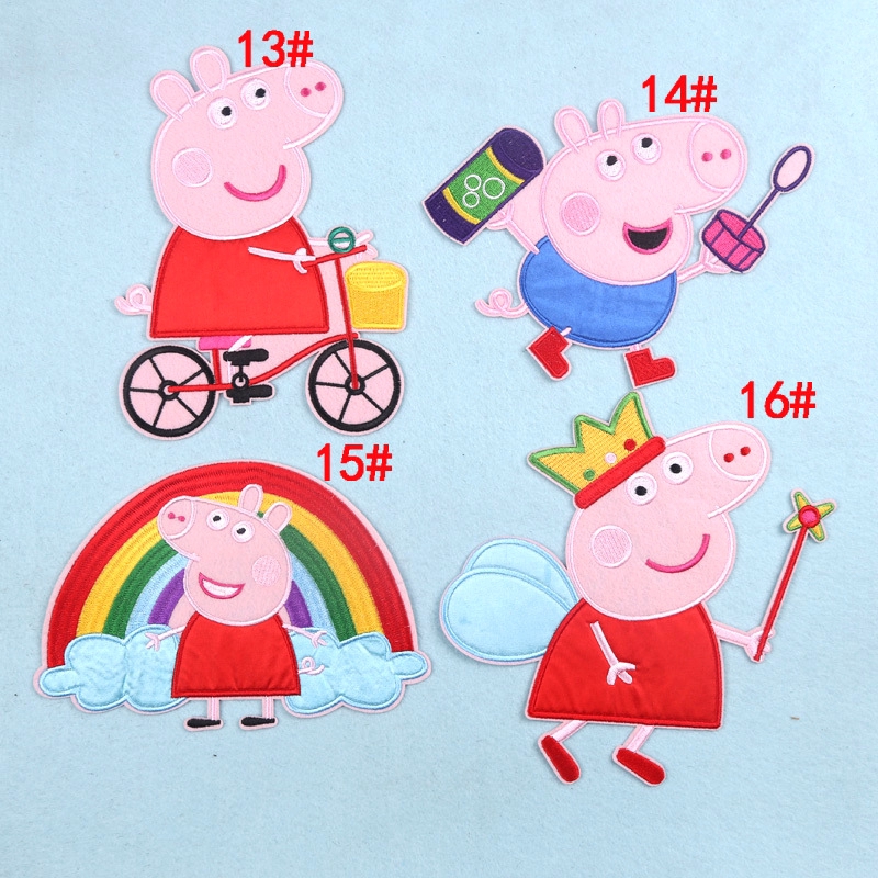 Set 3 Miếng Vá Quần Áo Hình Heo Peppa Dễ Thương