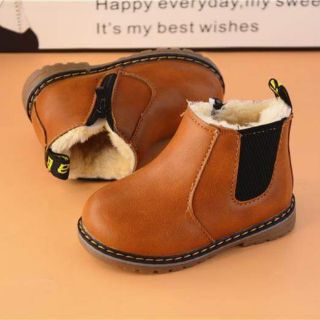 Giày boot lót lông cho bé