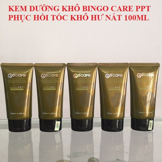 Kem dưỡng khô Bingo Care PPT phục hồi tóc khô hư nát 100ml ( mẫu mới)