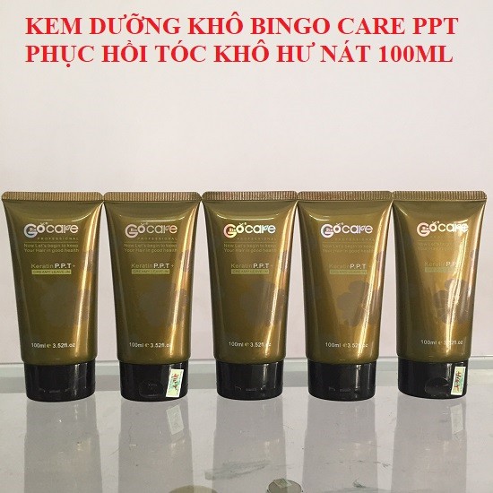 Kem dưỡng khô Bingo Care PPT phục hồi tóc khô hư nát 100ml ( mẫu mới)