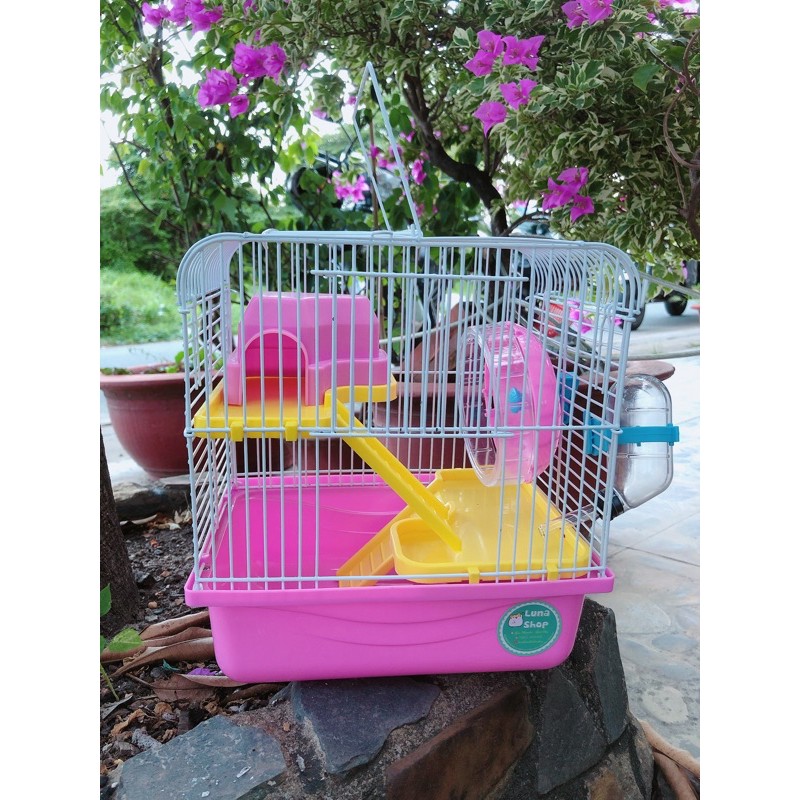 Lồng tầng hầm 2 tầng, lồng nuôi hamster