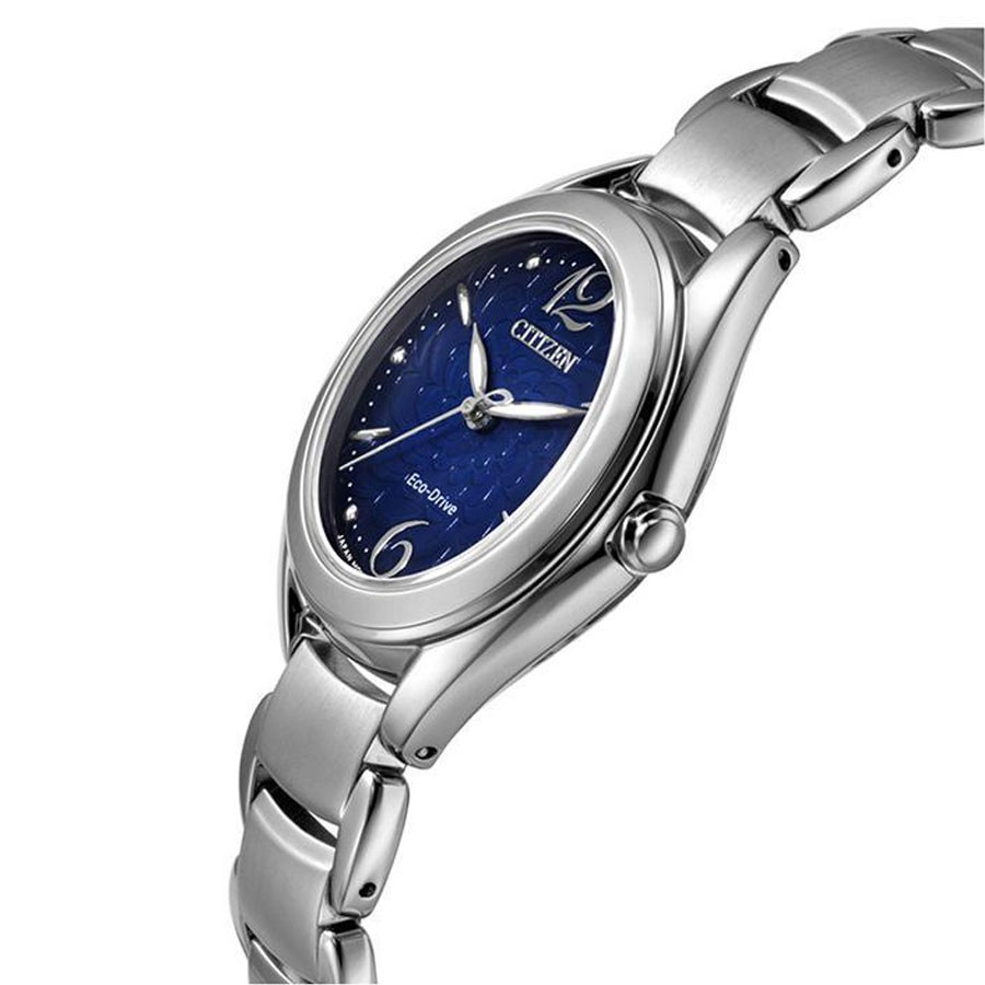 Đồng Hồ Nữ Citizen Dây Thép Không Gỉ FE2070-50L - Mặt Xanh (Sapphire)