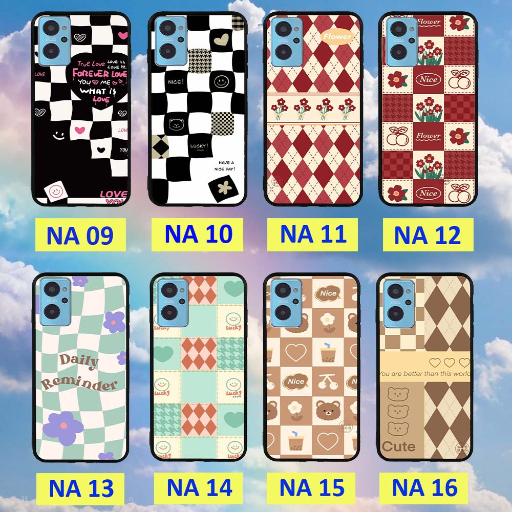 Ốp lưng Realme Realme Q5 / 9 4G / 9i / 9 Pro / 9 Pro+ 5G in hình caro good love cao cấp