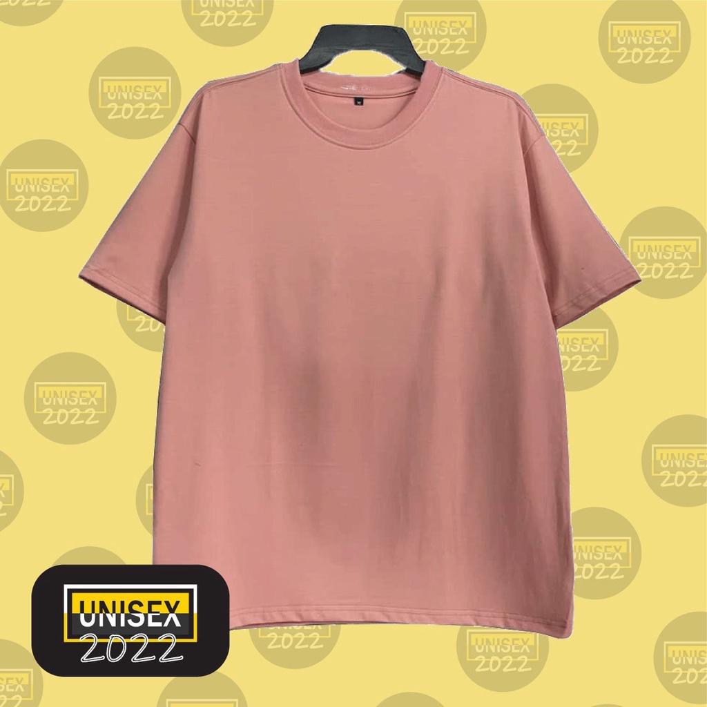 Áo phông trơn basic vải thun cotton nam nữ form rộng oversize tay ngắn – Unisex 2022
