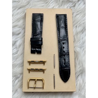 Dây đồng hồ Cá Sấu vân đốt tre