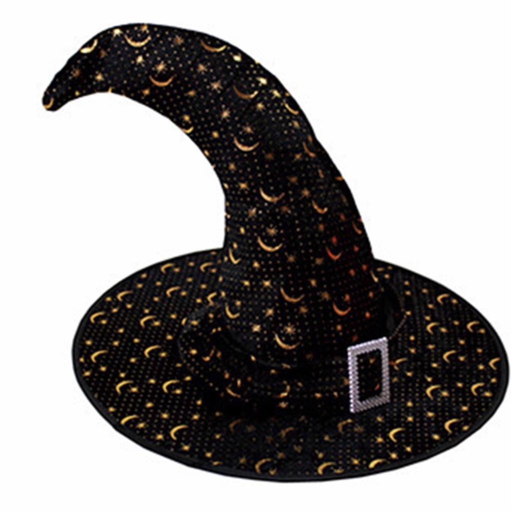 Nón phù thủy hóa trang halloween cho bé - Nón cosplay phù thủy lễ hội hóa trang Halloween, lễ hội ma - VPP Gấu Bông Baby