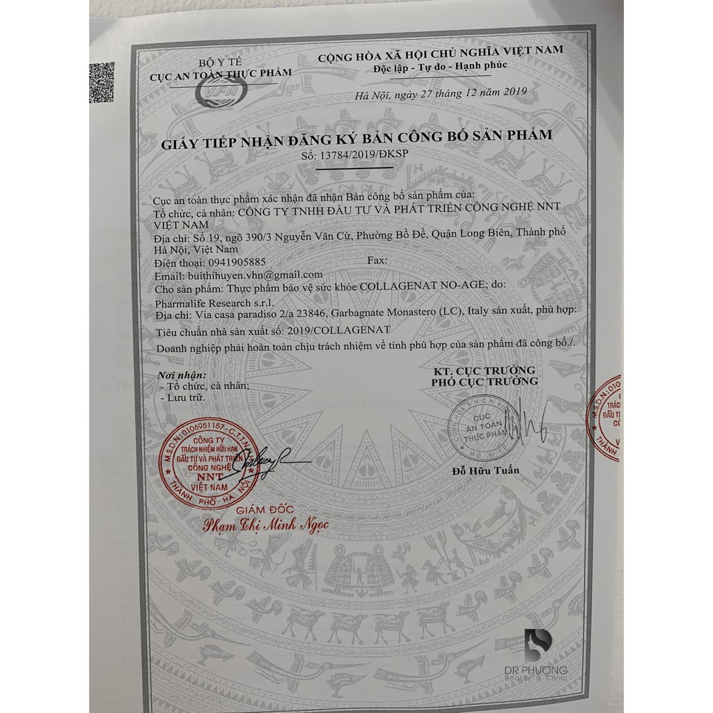 [CHÍNH HÃNG] Nước uống đẹp da CollagenaT No age Drink - Collagen Plus Làm đẹp da hiệu quả