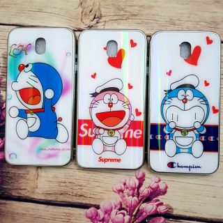 Ốp lưng Samsung J7 Pro Hoạt hình 6D 7 màu lưng kính viền si cực đẹp
