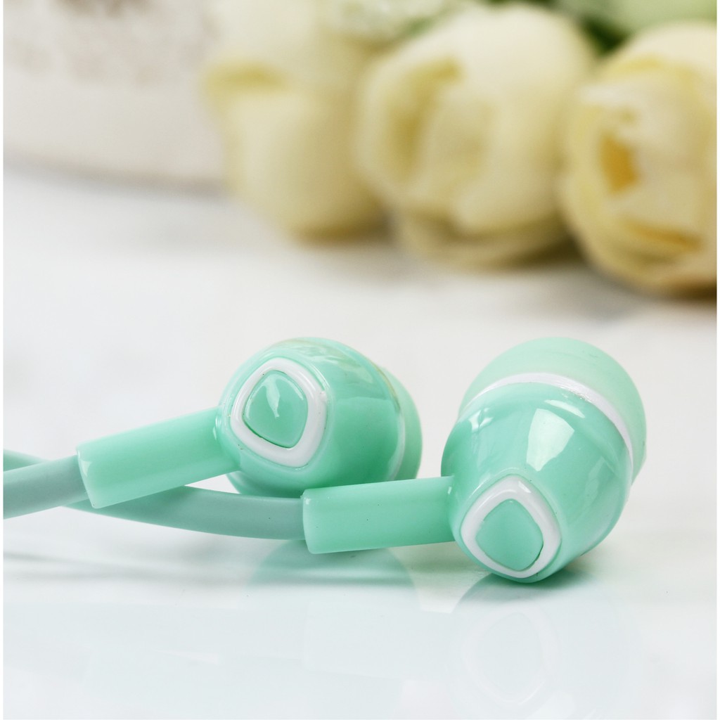 Tai nghe jack 3.5mm thiết kế dễ thương xinh xắn