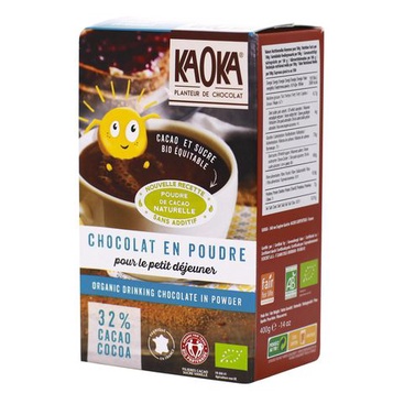Bột cacao hữu cơ Kaoka 400g/100g/50g - Date:3/2023 - Nhà Hữu Cơ