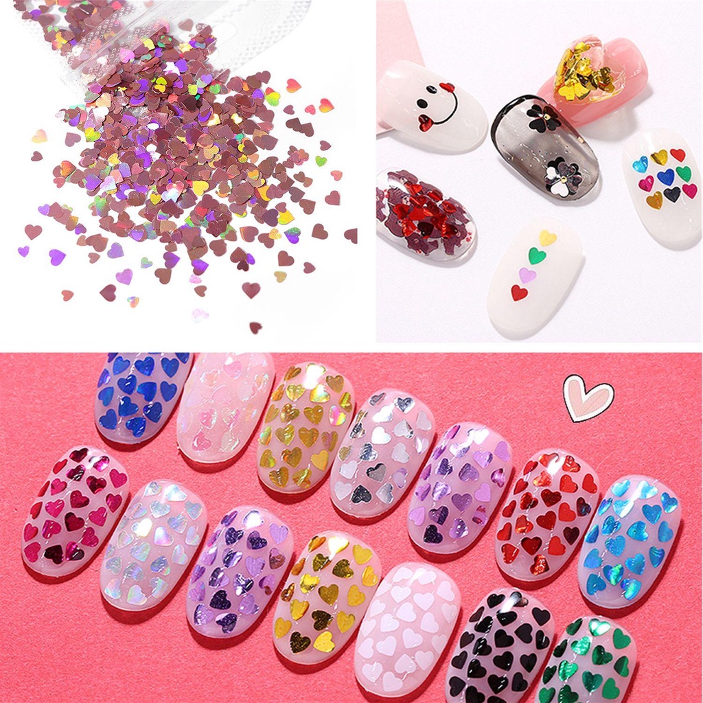 Hộp Kim Tuyến Lấp Lánh Trang Trí Móng Tay Nghệ Thuật Mới