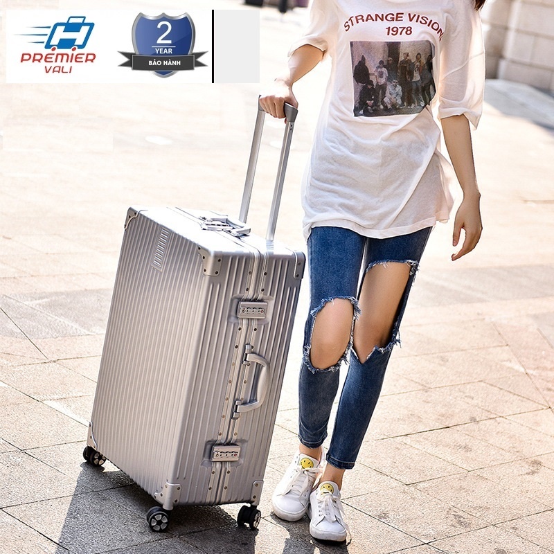 Vali khung nhôm khoá sập góc vuông B3V cao cấp