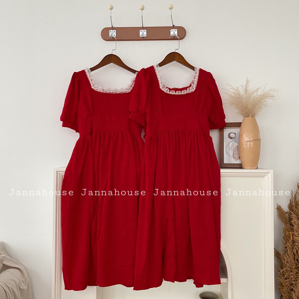 [Mã FAGREEN245 giảm 10% tối đa 30K đơn 99K] [CÓ ẢNH THẬT] Váy ulzzang tiểu thư dự tiệc xẻ tà - V20 - jannahouse | BigBuy360 - bigbuy360.vn