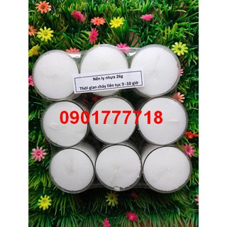 Hộp 9 viên nến cháy lâu tealight 26gr đảm bảo cháy 9-10 giờ liên tục | Bio Aroma